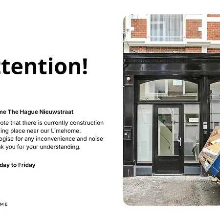 Lejlighedshotel Limehome Nieuwstraat 3*